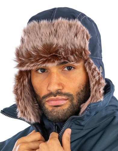 Chapeau Sherpa classique imperméable en polaire beige