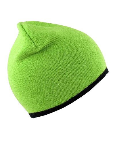 Berretto Reversibile Fashion Fit Lime/nero
