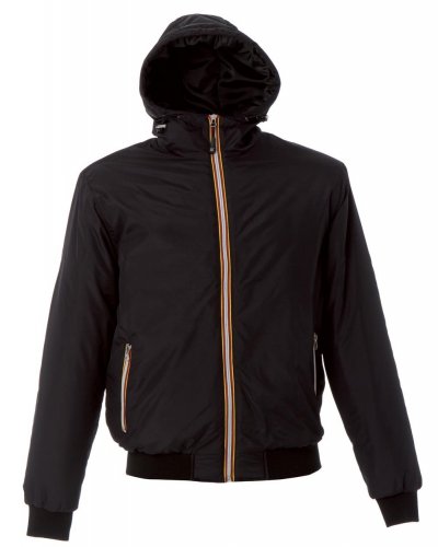 Giubbino imbottito con cappuccio Ottawa Black