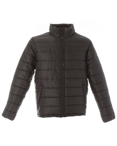 Giubbino imbottito con zip Black