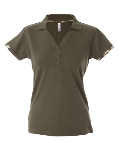 Polo manica corta donna in jersey Nairobi
