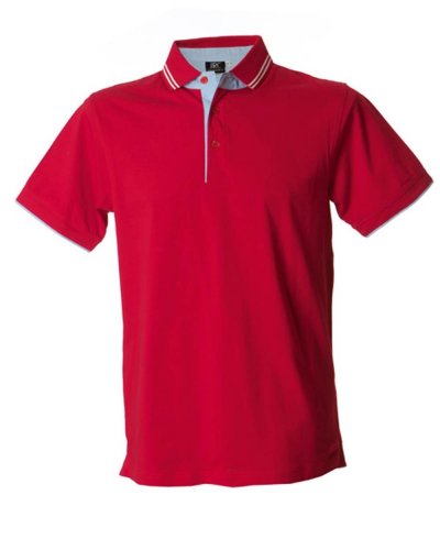 Polo manica corta in Jersey Rodi Man Red