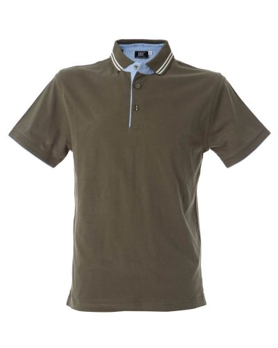 Polo manica corta in Jersey Rodi Man Army Green