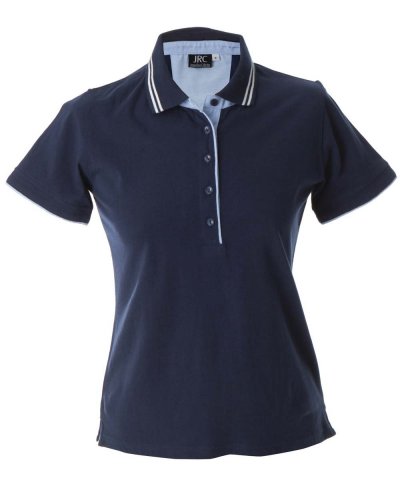 Polo manica corta in Jersey Rodi Lady Navy