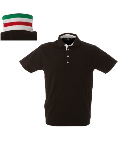 Polo manica corta Riccione Black