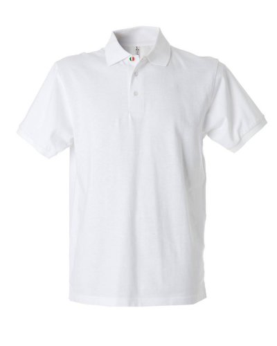 Polo manica corta Colombia White