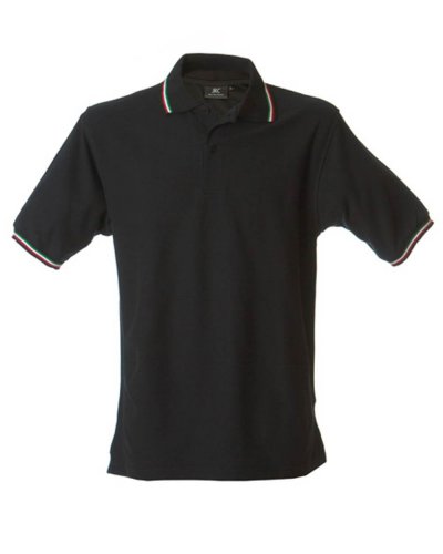 Polo manica corta Aosta Black
