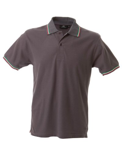 Polo manica corta Aosta Grey