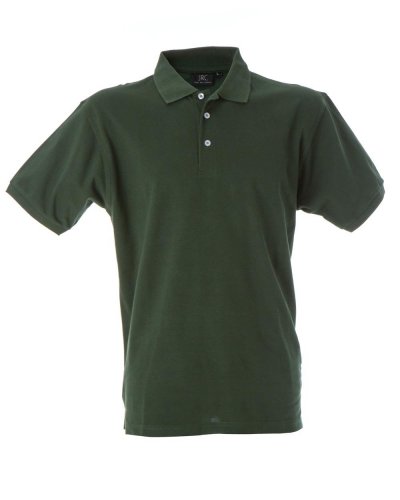 Polo manica corta 100% cotone Brasile Green