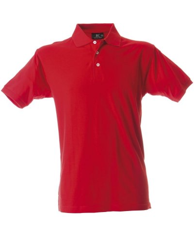 Polo manica corta 100% cotone Brasile Red