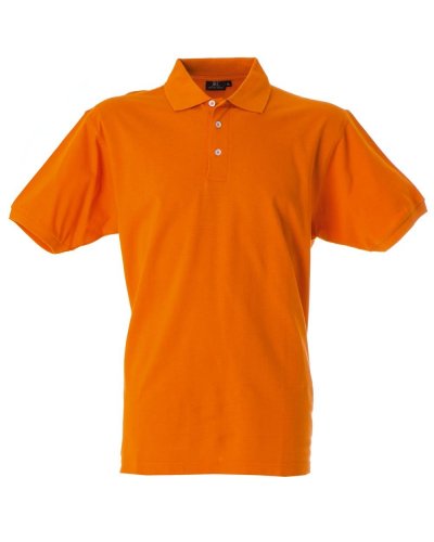 Polo manica corta 100% cotone Brasile Orange
