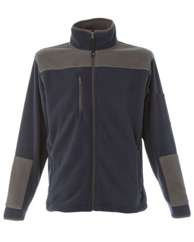 Pile antipilling con tasca zip siul petto Navy