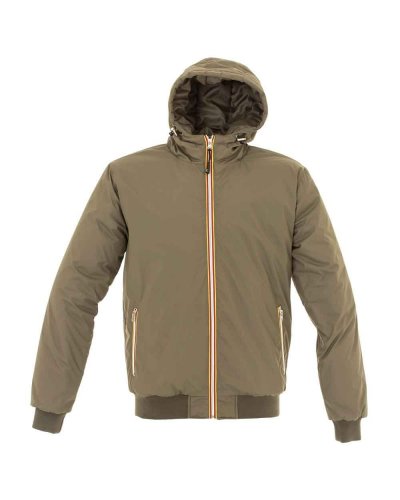 Giubbino imbottito con cappuccio Ottawa Army Green