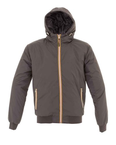 Giubbino imbottito con cappuccio Ottawa Dark grey
