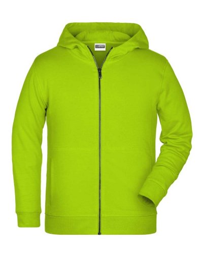 Children's Zip Hoody Acid Yellow