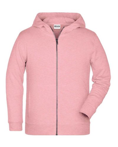 Children's Zip Hoody Rose Melange