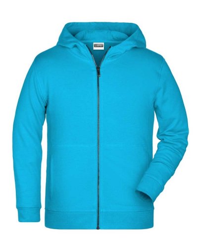 Children's Zip Hoody Turquoise