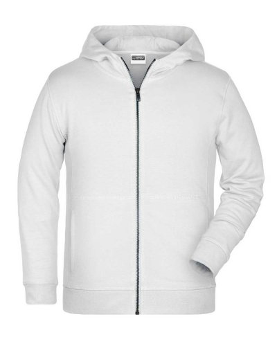 Children's Zip Hoody White
