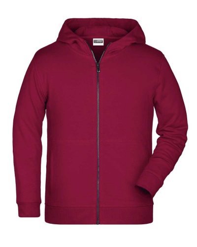 Children's Zip Hoody Wine