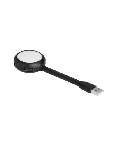 Lampada Led Porta USB Nero