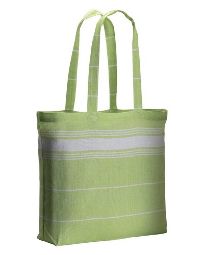 Shopper fouta in cotone Verde mela