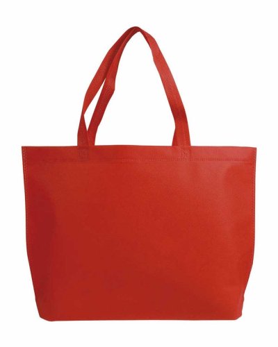 Shopper in TNT con soffietto alla base