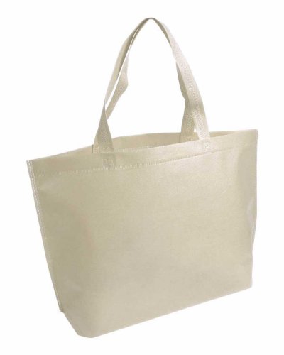 Shopper in TNT con soffietto alla base Naturale