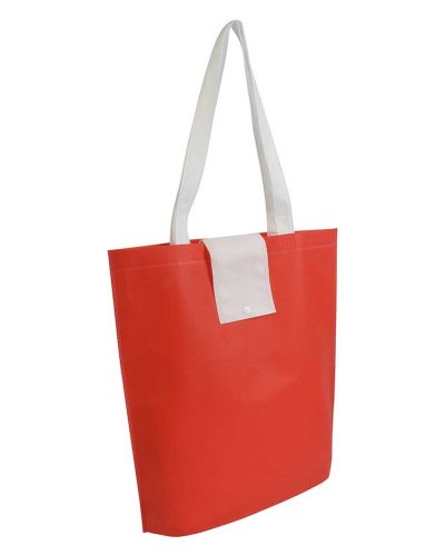 Shopper ripiegabile in TNT Rosso