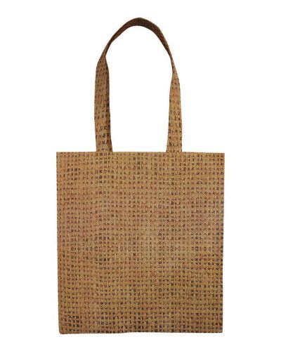 Shopper TNT stampato effetto juta Naturale