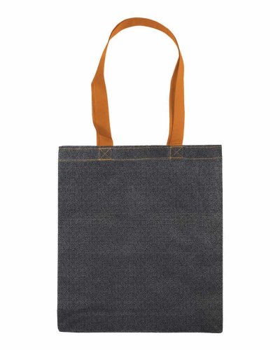 Shopper TNT stampato effetto jeans