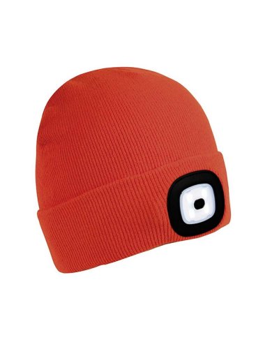 Cappello con luce led Arancione