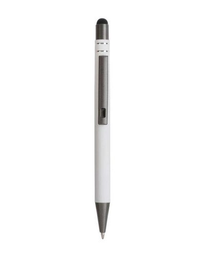 Penna a scatto con touchscreen Bianco