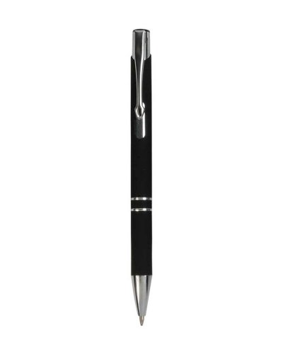 Penna a scatto in allumino gommato