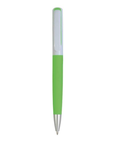 Penna con parte colorata gommata Verde mela