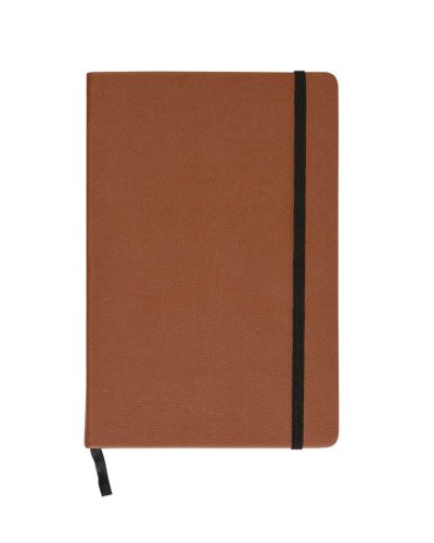 Quaderno con elastico Marrone