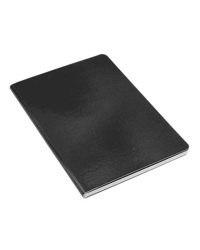 Quaderno in Cartoncino effetto metallizzato Nero