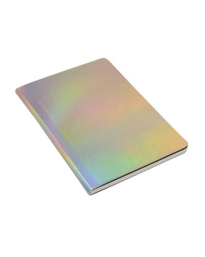 Quaderno in Cartoncino effetto metallizzato Argento