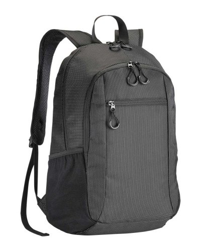 Zaino porta computer con tre tasche Nero
