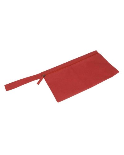 Porta documenti con pratica maniglia Rosso