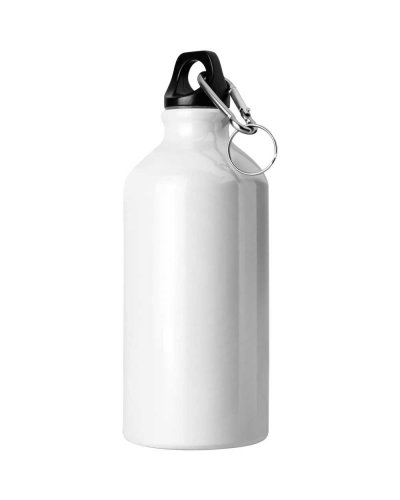 Borraccia in alluminio Tjena 500 ml Bianco