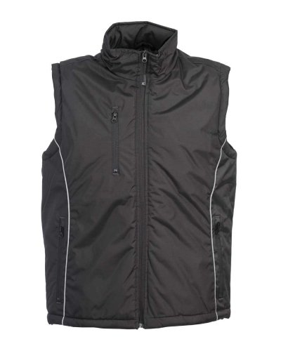 Gilet in nylon ripstop impermeabile e antistrappo Black