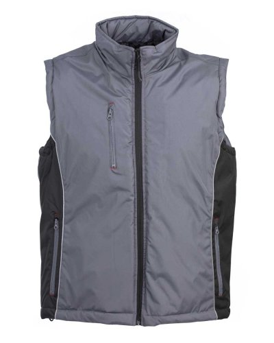 Gilet in nylon ripstop impermeabile e antistrappo Grey