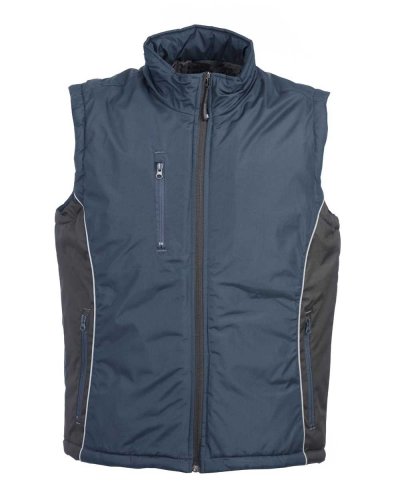 Gilet in nylon ripstop impermeabile e antistrappo Navy