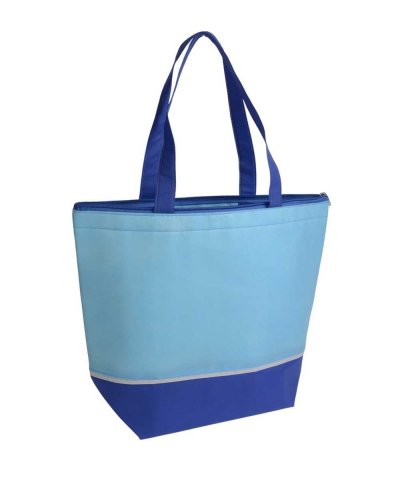 Borsa termica in TNT Blu Scuro / Celeste