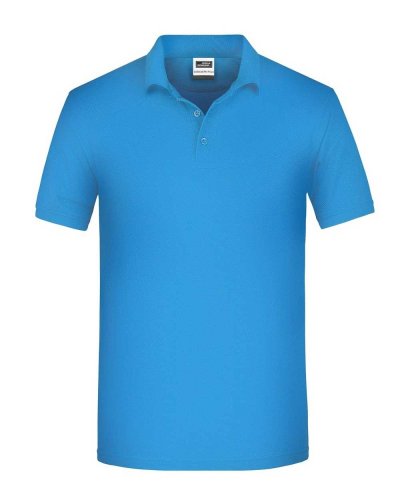 Men's BIO Workwear Polo Aqua
