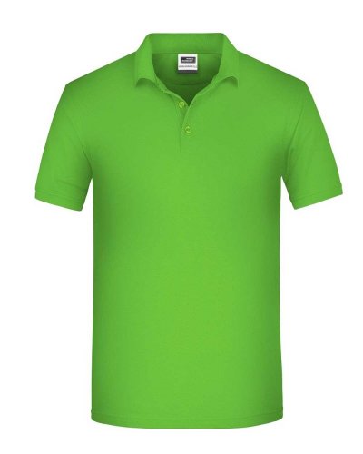 Men's BIO Workwear Polo Lime Green
