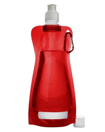 Borraccia pieghevole 420 ml BPA Free Rosso