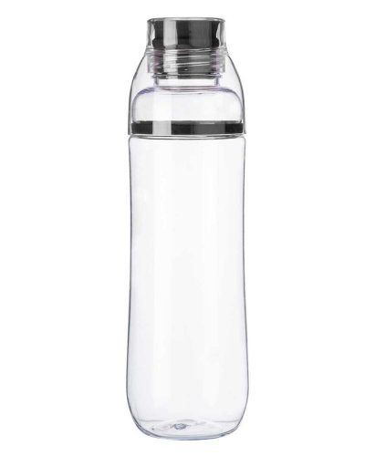 Borraccia in plastica trasparente 750 mll BPA Free Nero