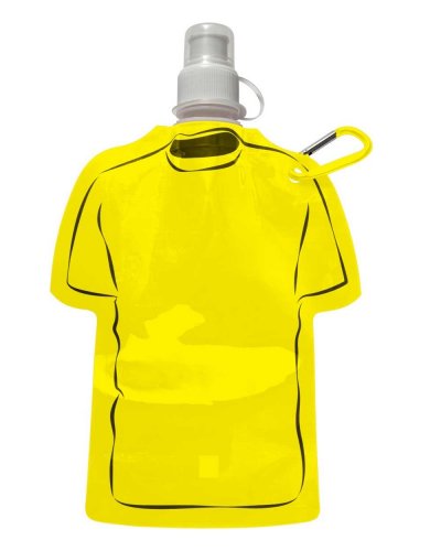 Borraccia pieghevole a forma di maglietta 320 ml BPA Free Giallo