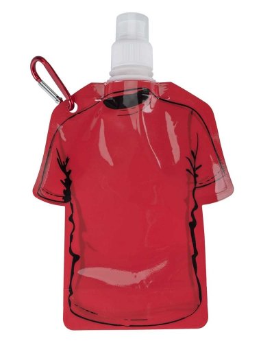 Borraccia pieghevole a forma di maglietta 320 ml BPA Free Rosso